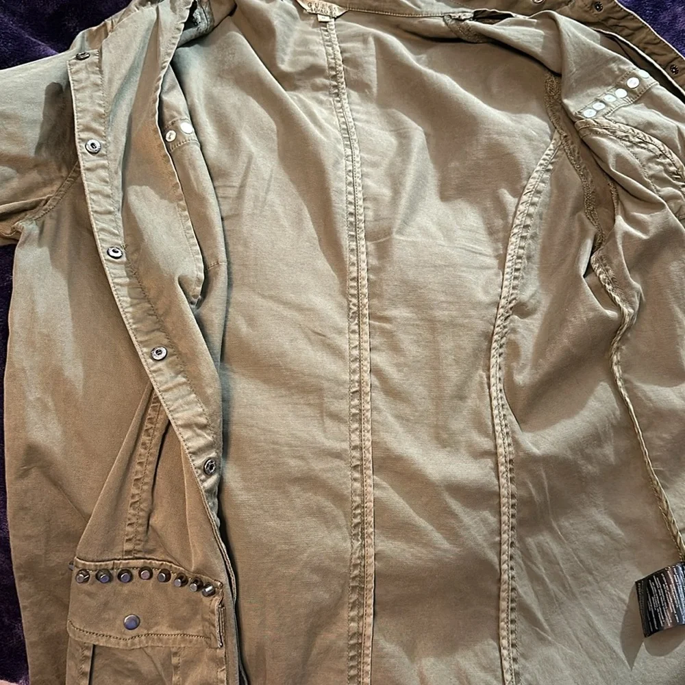 Studded Green Guess Jacket - Picture 10 of 10